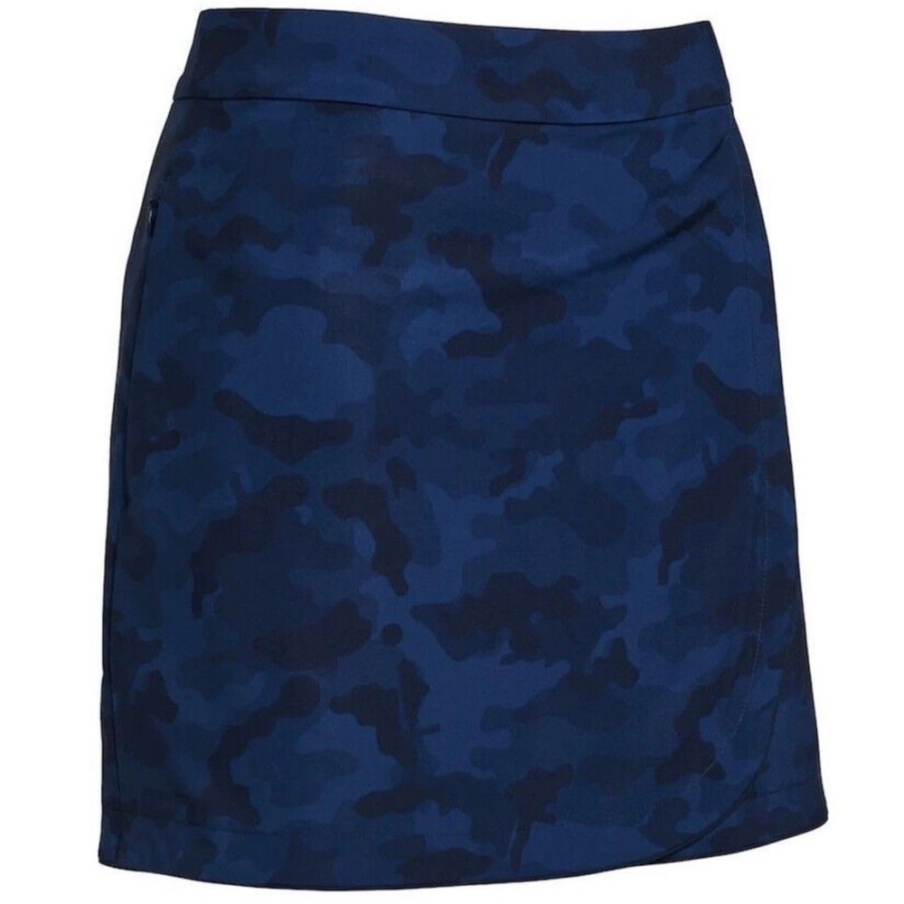 G/FORE Navy Camo Mini Skirt